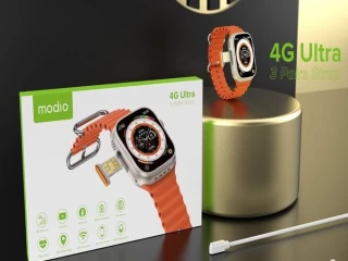 ساعة ذكية ️ Modio 4G Ultra MAX تعمل ب SIM مع ذاكرة 4 جيجا ر