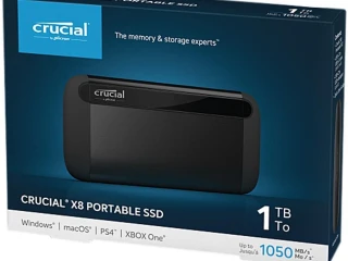 Crucial X8 External Portable SSD 1TB Speed 1050 MBs USB 3.2