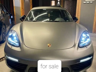 Porsche Cayman 718 Model 2020 15,000km رمادي فرش اسود ماتور