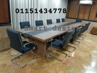 ترابيزة اجتماعات / meeting table خشب mdf اسباني مستورد