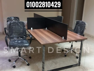 خلية عمل _ وورك ستيشن _ work station خشب mdf اسباني