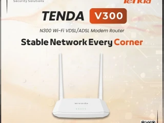 جهاز Tenda V300 بيقدملك 2 هوائي بقدرة 5dBi