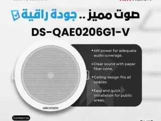 سماعة DS-QAE0206G1-V من هيك فيجن