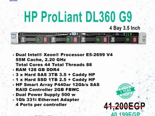 HP ProLiant DL360 G9 4Bay 3.5 Inch