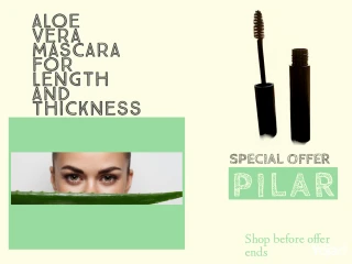 Aloe vera mascara