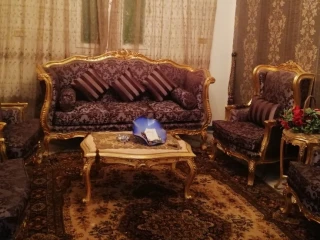 صالون مدهب خشب زان