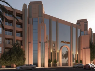 ستوديو 48 متر يطل على حمام السباحة بمنتجع اتلانتس بالهضبة