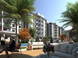 شقه ١٥٠ متر في كمبوند B-WEST حدائق اكتوبر