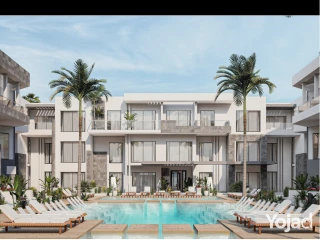 شقة غرفتين وصالة 126 متر ب LA Vista Magawish Resort بمجاويش