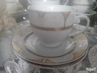 طقم صيني للنيش بتاع عروسة ٥٦ قطعة