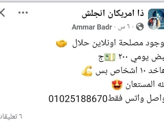 مطلوب شباب - بنات من اي محافظة في مصر للعمل بشركة دعاي