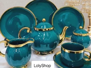 طقم بورسلين شاي