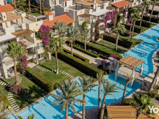 2-bedroom apt. 112 m. pool view loc. Veranda Sahl Hasheesh