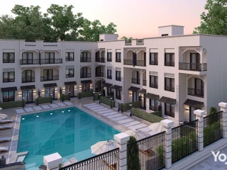 1-bedroom 54m. sq. pool&garden view in Almaza suits Al Ahyaa