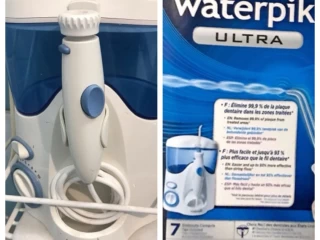 جهاز لتنظيف ما بين الاسنان بضغط المياه