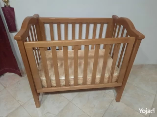 سرير اطفال خشب زان عموله
