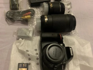 Nikon D5300 with 2 lenses