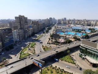 شقة مفروشة٢٥٠م شيك جدا فيو النيل وميدان سفنكس ١٨ الف