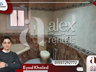 شقة للإيجار مفروش ١٥٠ م سيدي بشر شارع محمد نجيب