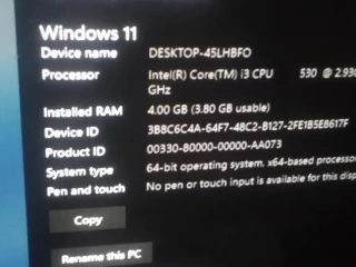 كمبيوتر رام 4 معالج كور i3 ممتوع الفصال البيع بدون هارد هجربلك الجهاز وهشيل الهار