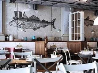 مطعم سمك للايجار بالمعادي 70م بكامل